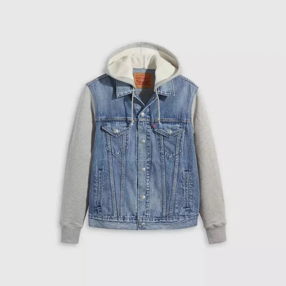 Levi’s - Hybrid Hoodie Trucker Jacket Candy Man/Medium-Wash Medium